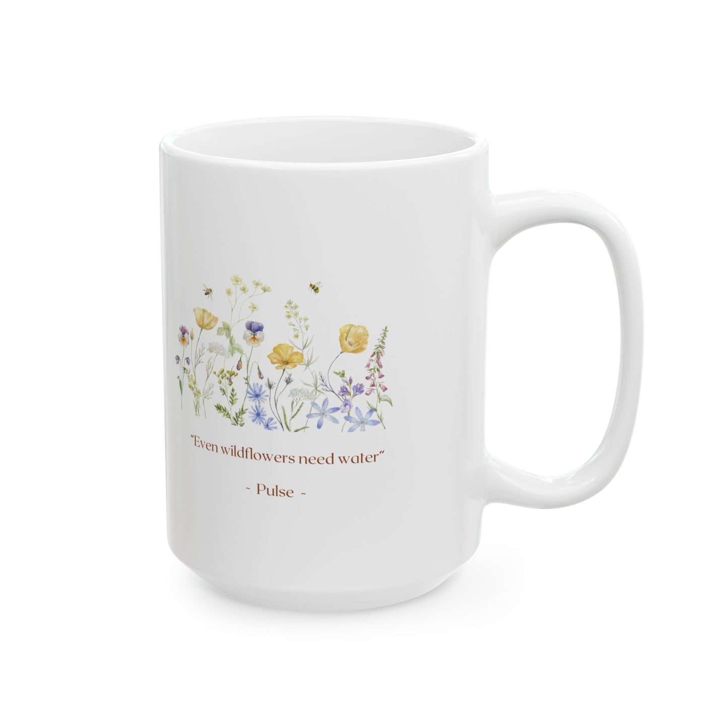 "Wildflower" Botanical Coffee Mug (11oz & 15oz)