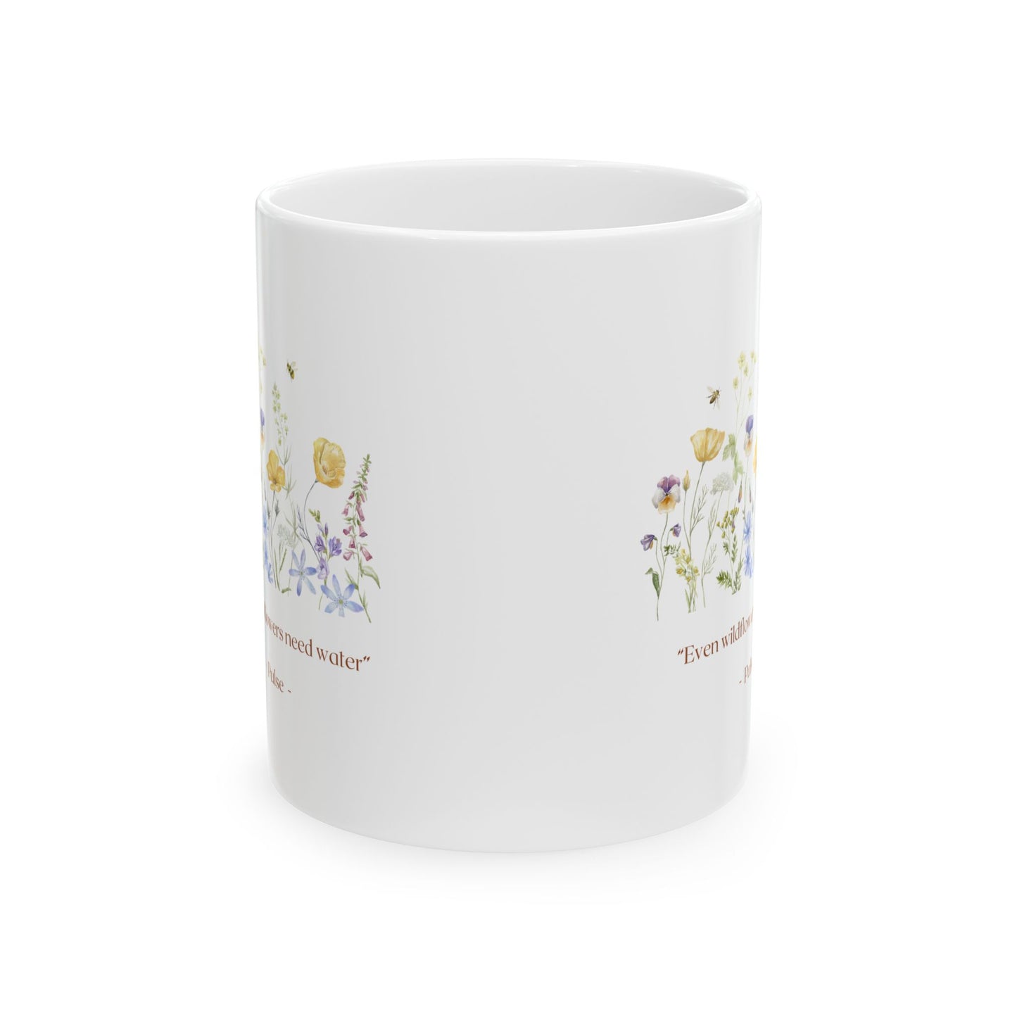 "Wildflower" Botanical Coffee Mug  (11oz & 15oz)