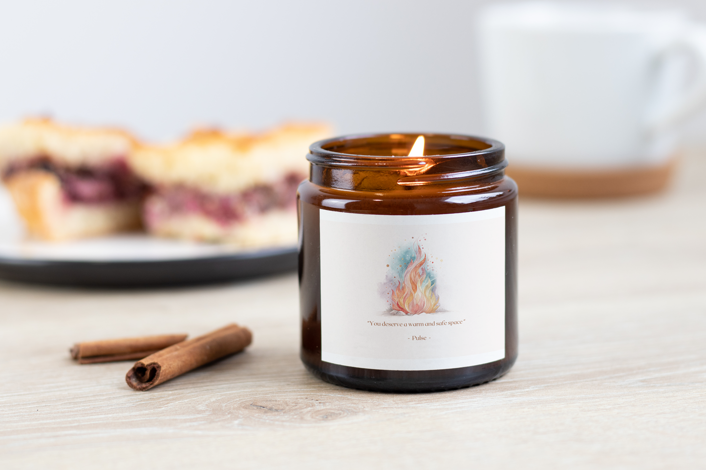 "A Warmth and Safe Space" - Comfort Spice Scented Soy Candle