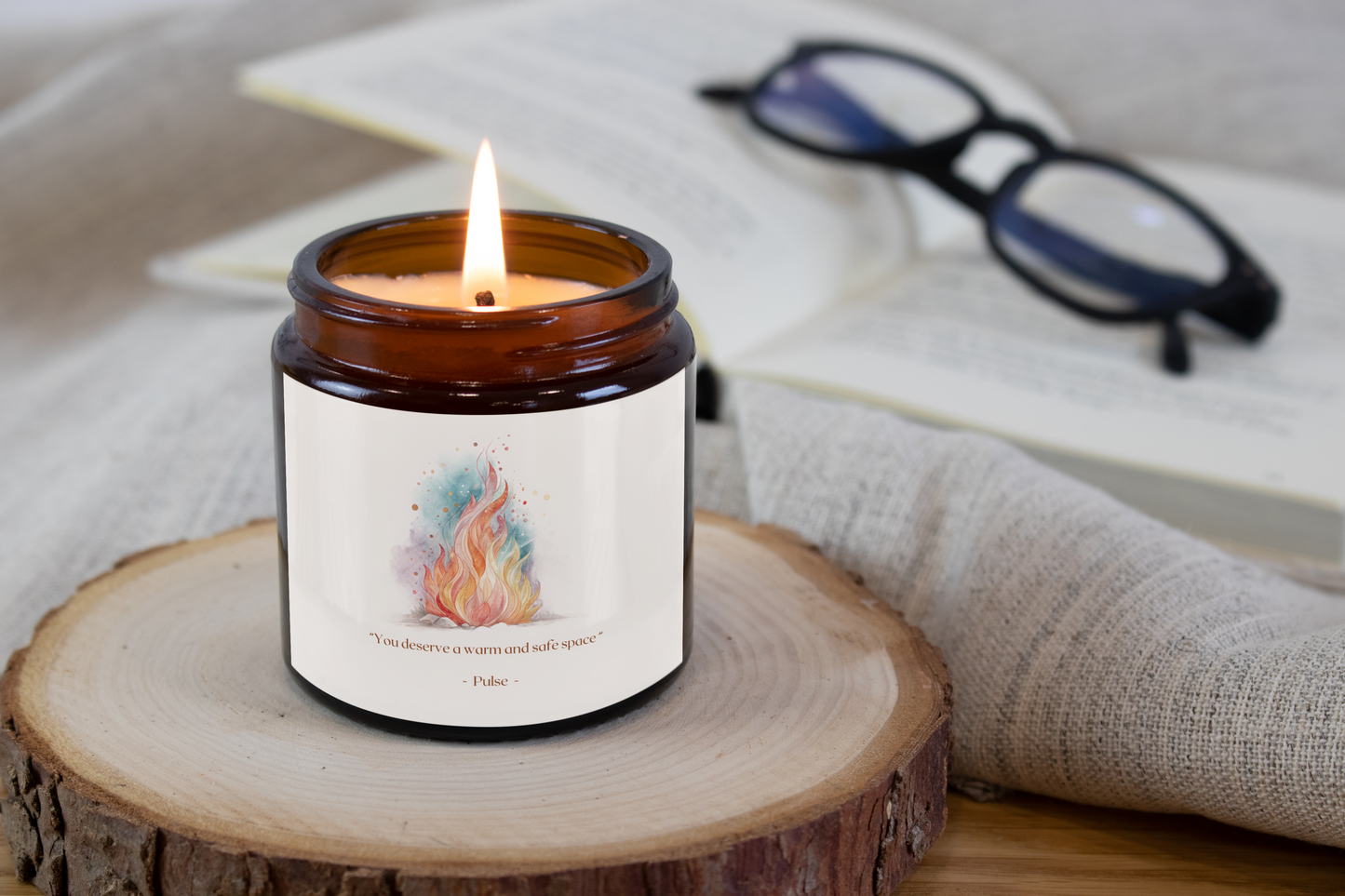 "A Warmth and Safe Space" - Comfort Spice Scented Soy Candle